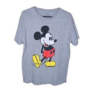 Disney Mickey Mouse Classic Distressed Graphic T-Shirt Size Medium